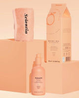 Inside the set: Peachy Clean Milky Oil Cleanser and Scientia Cleansing Cloth