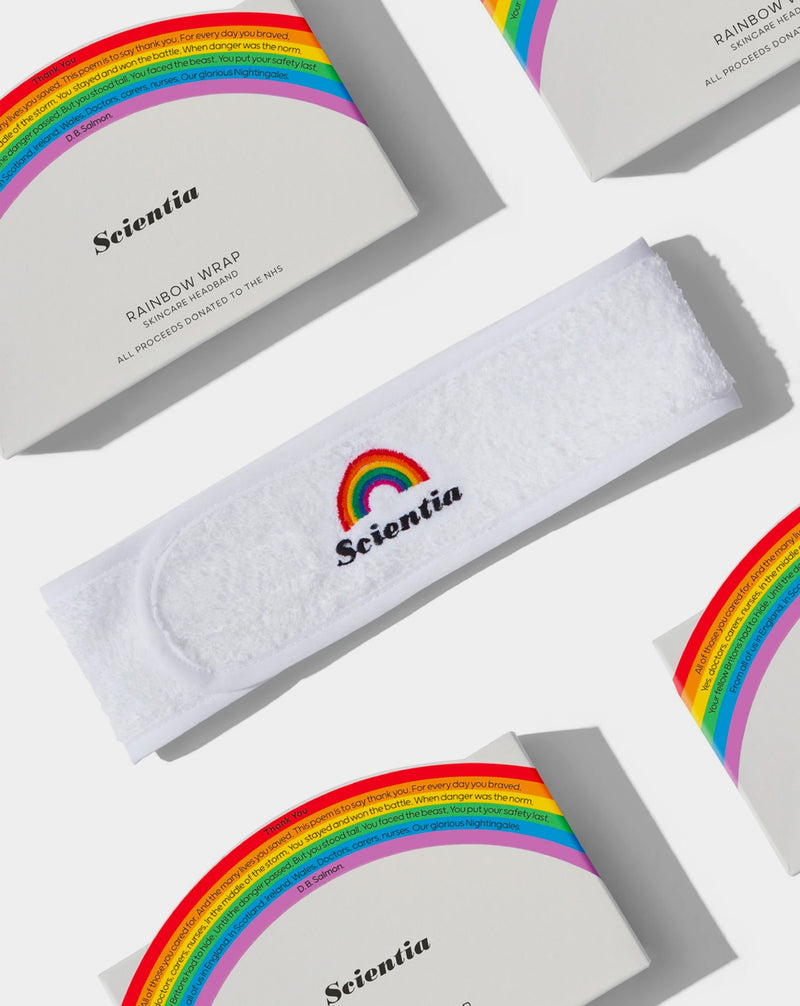 Scientia Rainbow Wrap Skincare Headband