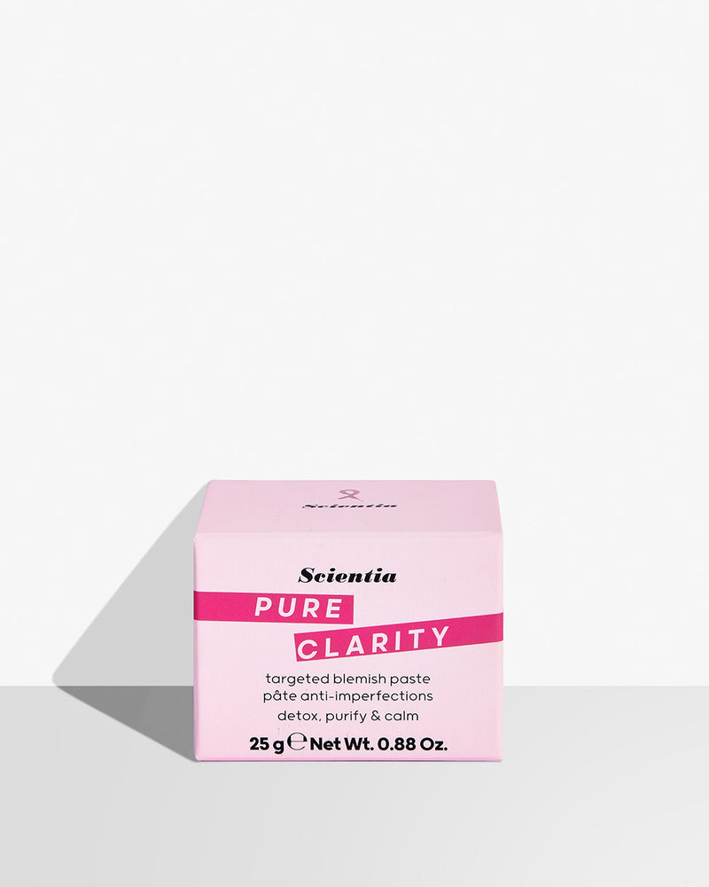 Pure Clarity Pink Ribbon Blemish Paste packaging box