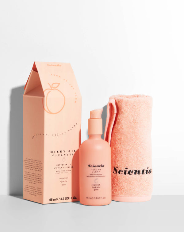 THE MILKY OIL CLEANSER SET Face Cleanser & Cleansing Cloth